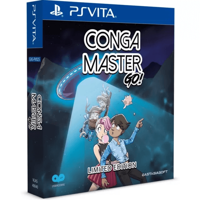 Conga Master Go box art for Playstation Vita